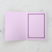 Danke mit einem Foxglove und Bienen Aquarell Karte (Innenseite)