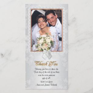 Danke, mit Foto zu kardieren Dankeskarte