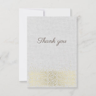 Danke mit goldfarbener Glitter