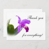 Danke mit Orchidee (Vorne/Hinten)