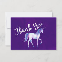 Danke mit Unicorn in Pastel Watercolor