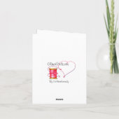 Danke mit viel Glück - langes Haar (Rückseite)