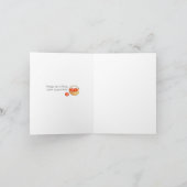 Danke mit viel Glück - langes Haar (Innenseite)