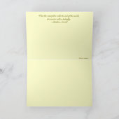 Danke:Mit Zitat Dankeskarte (Innenseite)