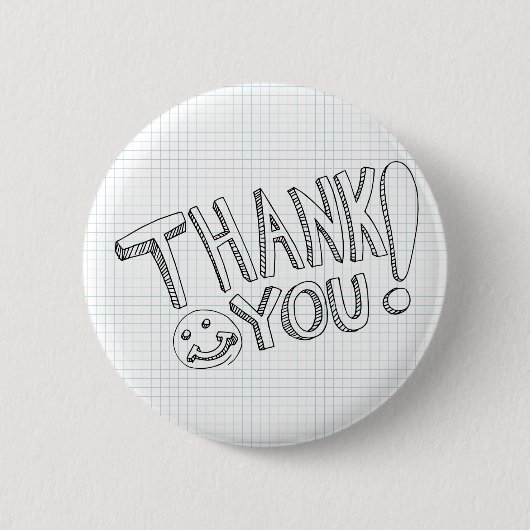 Danke Mitteilungen Button (Vorderseite)