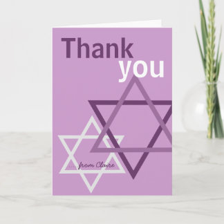 Danke, Mitzvah zu schlagen Dankeskarte