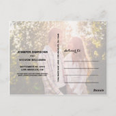 Danke | MODERN POSTCARD Postkarte (Rückseite)