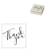 'Danke', moderne Schrift Gummistempel (Stempel)