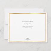 DANKE moderne türkisblaue Goldschrift (Rückseite)