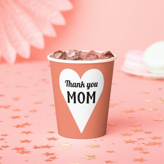 Danke, Mom. Pappbecher (Insitu)