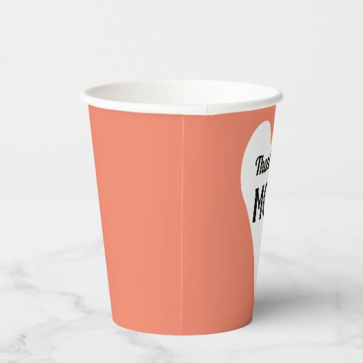 Danke, Mom. Pappbecher (Rechts)