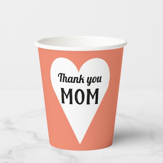 Danke, Mom. Pappbecher (Vorderseite)