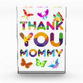 Danke, Mommy Colorful Fotoblock (Vorderseite)