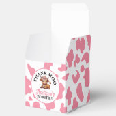 Danke Moo Baby Cow Print Geschenkschachtel (Geöffnet)