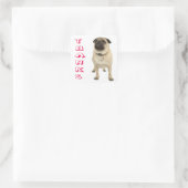 Danke Mops Puppy Docking Stickers / Siegel (Tasche)