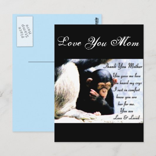 Danke Mother_ Postkarte (Vorne/Hinten)