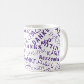 Danke! - Multi Language International - Danke Kaffeetasse (VorderseiteRechts)