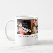 Danke Musiklehrer 4 Foto Modern Kaffeetasse (Links)