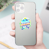 Danke (Mut-Geschenk) Lehrer-Würdigung Aufkleber (Telefon)