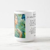 Danke, Mutter Gedicht Kaffeetasse (Mittel)