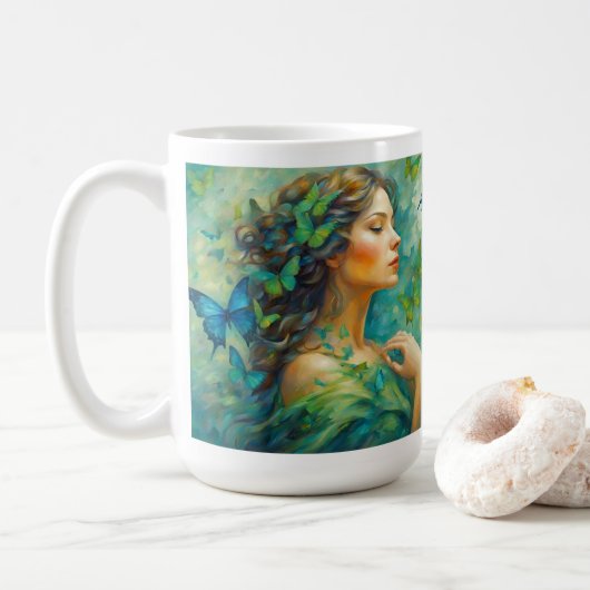 Danke, Mutter Gedicht Kaffeetasse (Mit Donut)