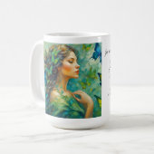 Danke, Mutter Gedicht Kaffeetasse (Vorderseite Links)