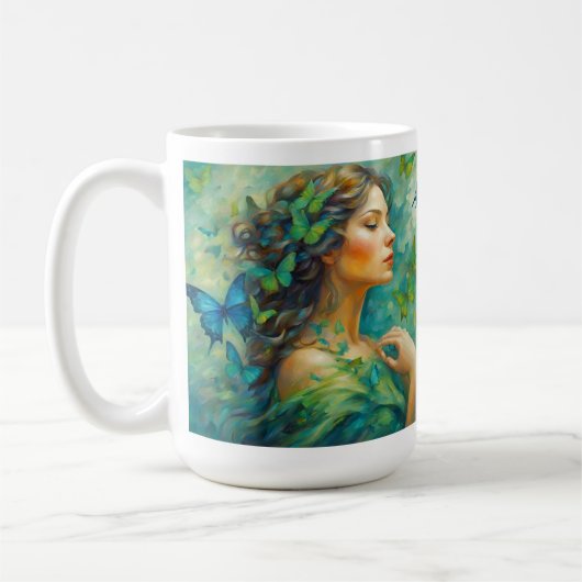 Danke, Mutter Gedicht Kaffeetasse (Links)