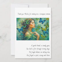Danke, Mutter Poem Card