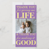 Danke Mutter Tageskarte (Vorderseite)