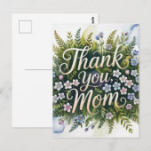 Danke, Mutti Postkarte (Vorne/Hinten)