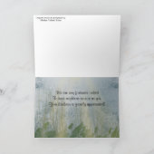 Danke, Nachbarin Dankeskarte (Innenseite)