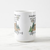 Danke Nachbarn Herz Weihnachten 2025 Verwandlungstasse (Zentrum)