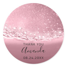 Danke Name Datum Spark Bridal Pink Rose