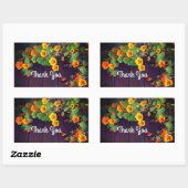 Danke Nasturtium Stickers (Blatt)