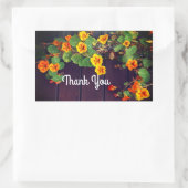 Danke Nasturtium Stickers (Tasche)