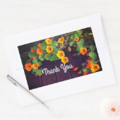 Danke Nasturtium Stickers (Umschlag)