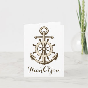 Danke Nautical Anchor & Ship Wheel