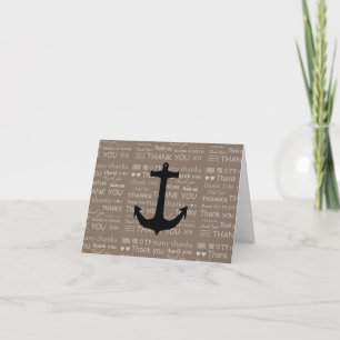 Danke Nautical Anker Trauzeuge