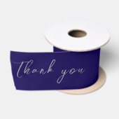 Danke Navy-Schleife Satinband (Spule)