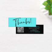 Danke! Neon Modern Discount mit QR-Code Einfügen (Schreibtisch)