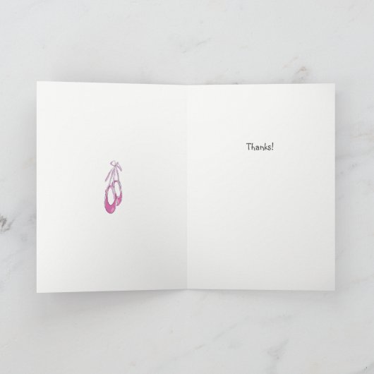 Danke - netter Tu Tu (Innenseite)