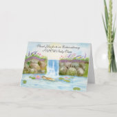 Danke NICU-Team Otter Wald Wasserfall Karte (Vorderseite)