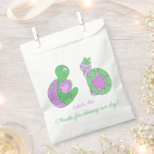 Danke, Niedlich Turtle Couple Wedding Geschenktütchen (Ausgeschnitten)