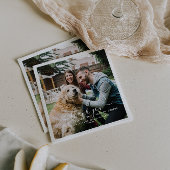 Danke | Niedliche Hochzeit von Haustieren Serviette