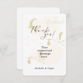 Danke Note Card Oh Babies! Neutral Twins Stork (Vorne/Hinten)