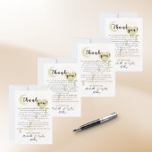 Danke Note Card Oh Babies! Neutrale Twins