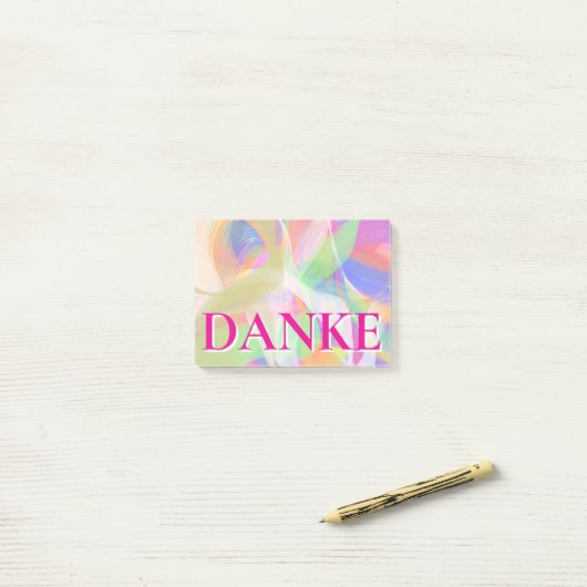 Danke Notizen Notizen (Auf Schreibtisch)