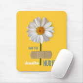 Danke, Nurse. Lächelnd Daisy-Individuelle Name-Ges Mousepad (Mit Mouse)