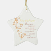 Danke Nurse Practitioner, Brown Keramik Ornament (Rechts)