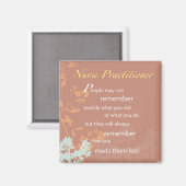 Danke Nurse Practitioner, Brown Magnet (Vorderseite/Rückseite)